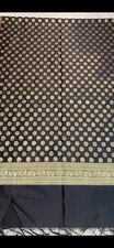Indian Women's Silk Banarasi Dupatta With Gold Zari Work With Free Shipping