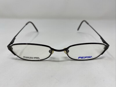 Pepsi 6641 BR 46-17-140 Brown Metal Full Rim Eyeglasses Frame 6317