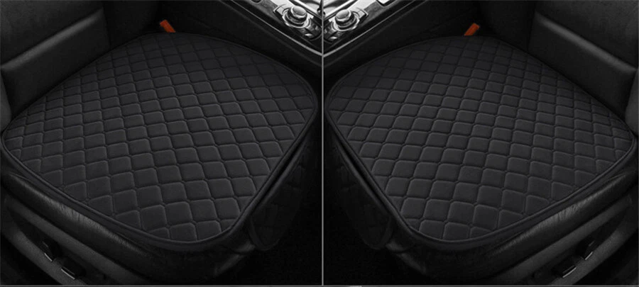 52X48CM Car Interior Front Seat Cover Cushion Black Winter Warm W/Storage Bag - Image 4 of 4