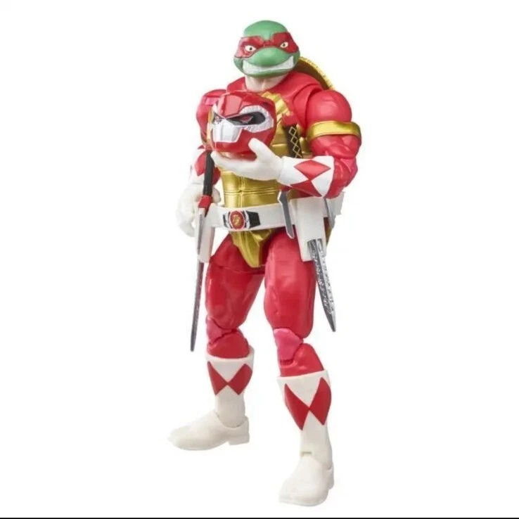 Figura Hasbro Lightning Power Rangers TMNT TORTUGA Rafael y Foot Soldier Tommy Foto 4 de 4