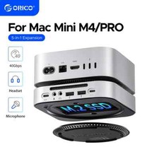 ORICO 40Gbps USB HUB Docking Station for Mac Mini M4 M4 Pro M.2 NVMe SSD 8TB
