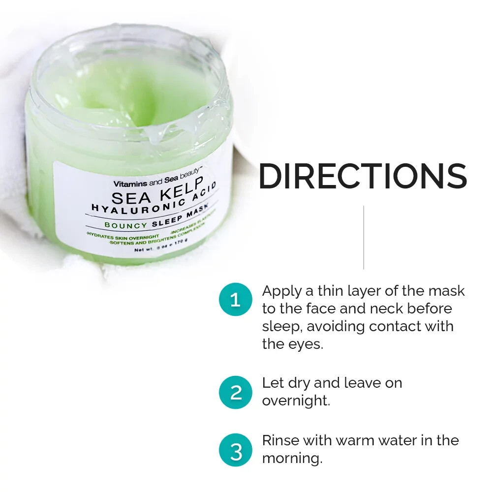 Vitamins and Sea beauty Bouncy Gel Sea Kelp & Hyaluronic Acid Sleep