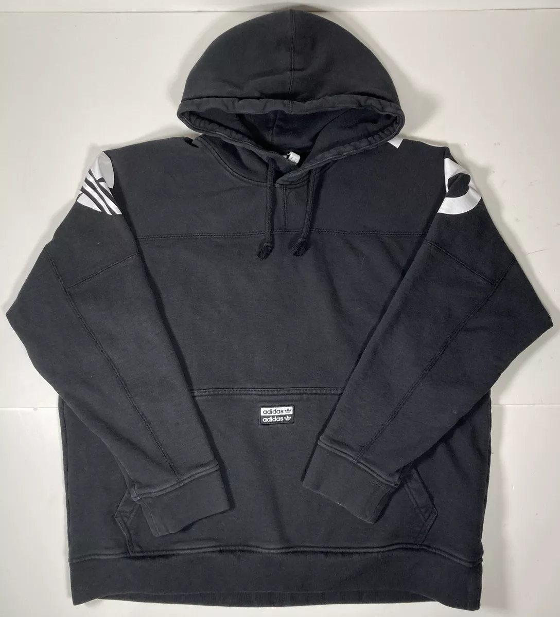 Large logo adidas hoodie 2025
