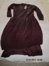 New with Tags Women's Size Medium American Eagle Purple Knit Dress