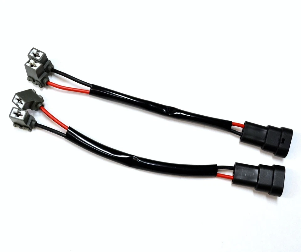 Conversion Wire H10 9145 to H7 Two Harness Fog Light Lamp Connector Plug Adapter - Image 2 of 4