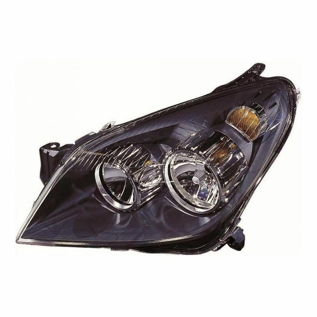 VAUXHALL ASTRA H Mk5 Passenger Side Black Headlamp 93178633 DEPO for
