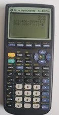 Texas Instruments TI-83 Plus Graphing Calculator w/ Cover Tested 