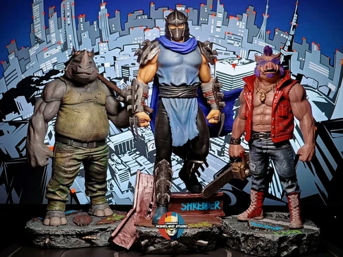 CUSTOM  gk Teenage Mutant Ninja Turtles  resin figure statue 23  cm  24 27 cm