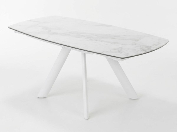 Esstisch Weiß Marmoroptik Metall Innenausstattung Moderner Stil Trend-image