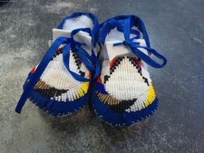 Native American Beaded Baby Moccasins