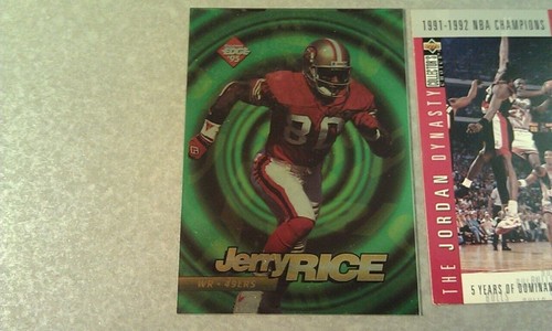 Jerry Rice San Francisco 49ers 1995 Edge Tech OVERSIZE RARE Oddball