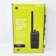 Motorola RMV2080 On-Site 8 Channel VHF Rugged Two-Way Business Radio NOAA NEW