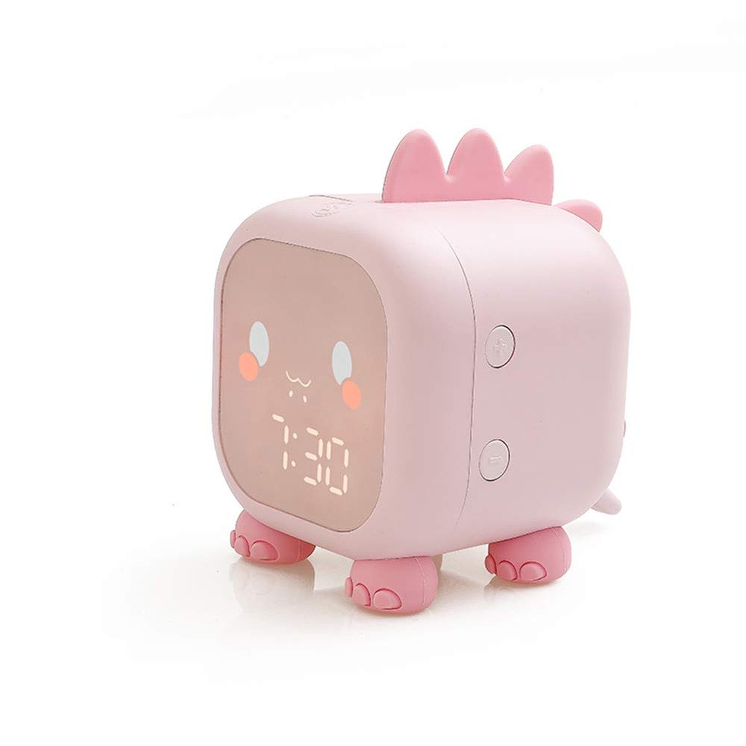 Kids Dinosaur Alarm Clocks Girls Pink Digital Alarm Clock Fo