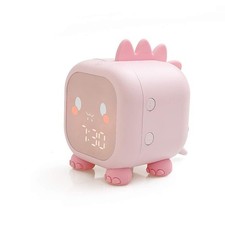 Alarm Clock Kids Dinosaur Alarm Clocks Girls Pink Digital Alarm Clock for Kid...