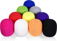 10 Stück Mikrofon Windschutz Mikrofon Schaumstoff Popschutz Mikrofon Bunt Mikrof