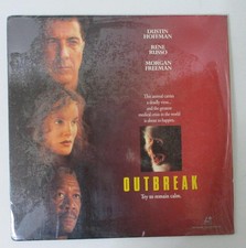 OUTBREAK Starring Dustin Hoffman and Morgan Freeman Laserdisc, 1995 Widescreen