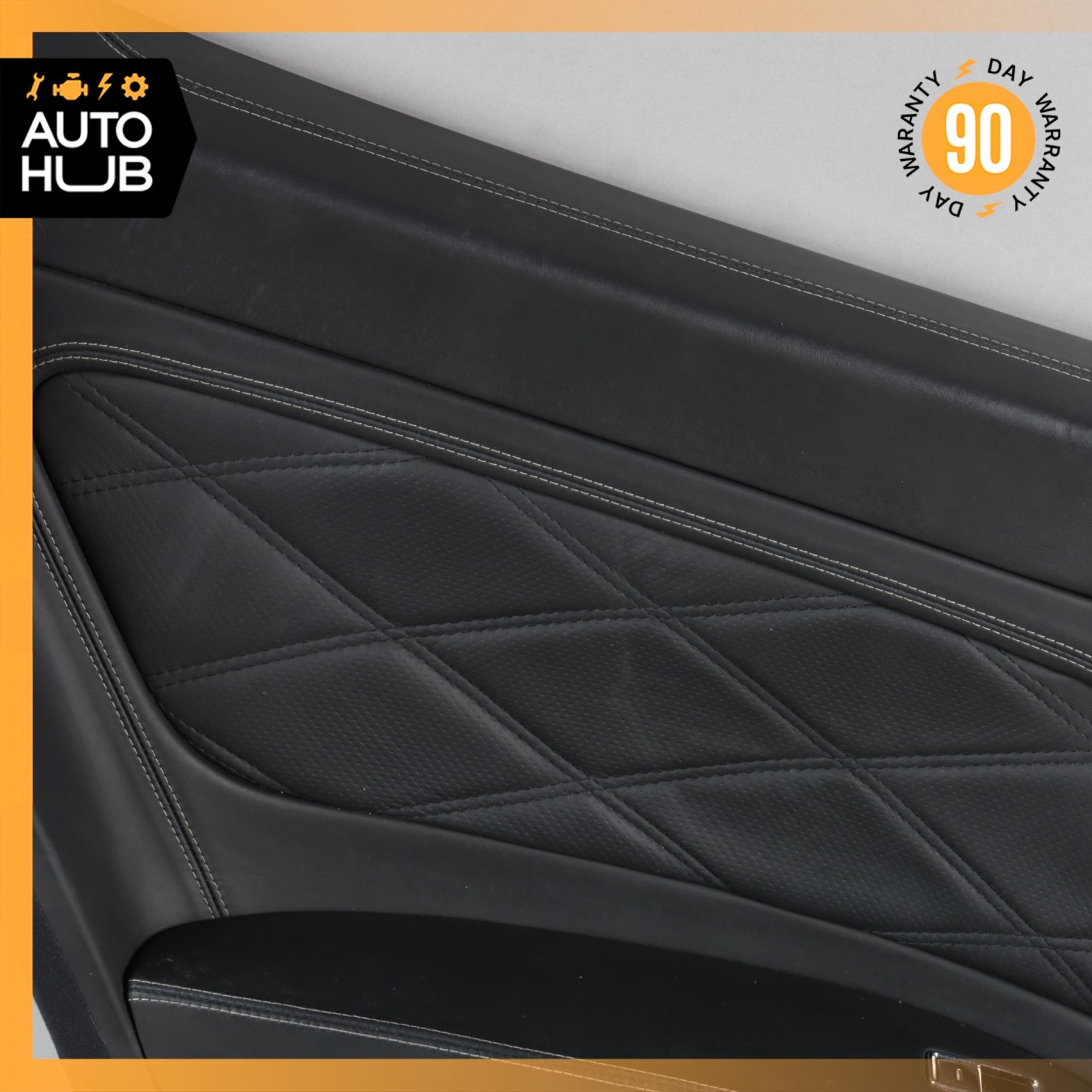 03-10 Bentley Continental GT Rear Left Driver Side Interior Door Panel Black OEM