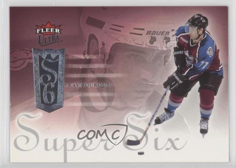 2005-06 Fleer Ultra Super Six Ray Bourque #SS4 HOF v6h