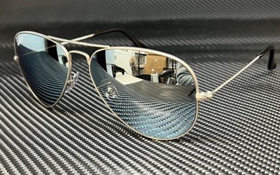 RAY BAN RB3025 019 W3 Silver Aviator 58 mm Unisex Polarized Sunglasses