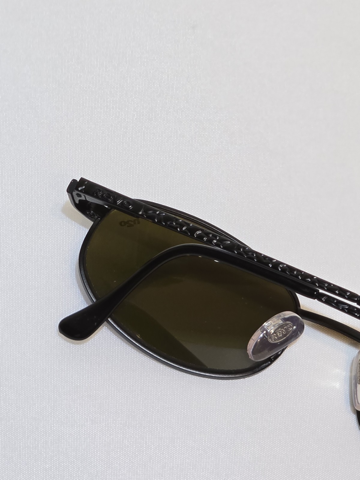 Vintage REVO 3008 Black Python Pattern Sunglasses… - image 11