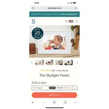 Skylight 10 White Digital Picture Frame