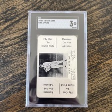 1936 S & S Game Card Luke Appling SGC 3 HOF