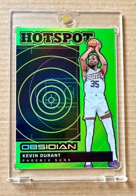 2024-25 NBA Panini Obsidian Kevin Durant #10 🔥 Hotspot EE Green Flood /25