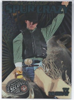 2010 Press Pass PBR 8 Seconds SPUR CRAZY Insert TY MURRAY SC #1/12 Rodeo
