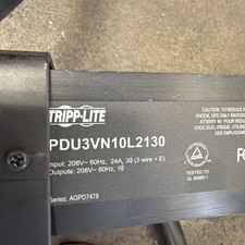 Lot of 2TrippLite PDU3VN10L2130  USED