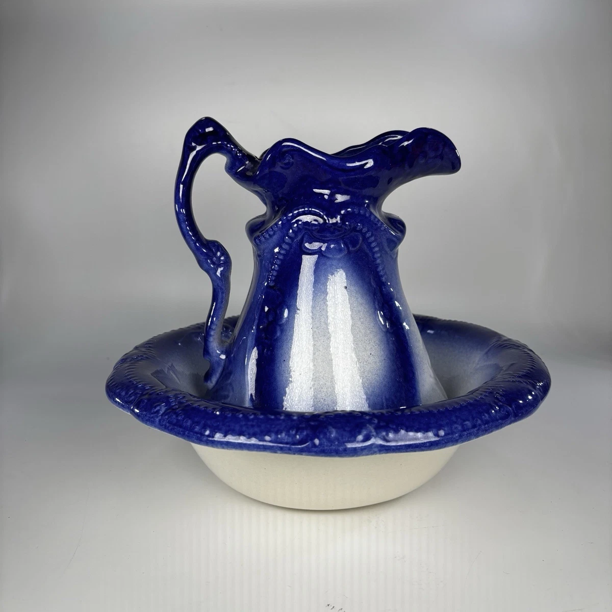 Water Pitcher And Basin In Antique Ceramic & Porcelain Pitchers | eBay