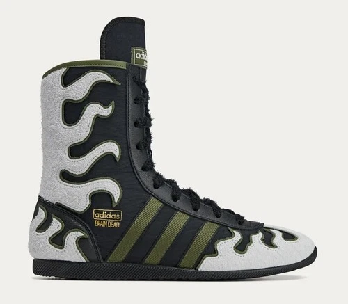 [JQ6790] Adidas Men's JAPAN HI BRAIN DEAD Core Black/Olive *NEW*