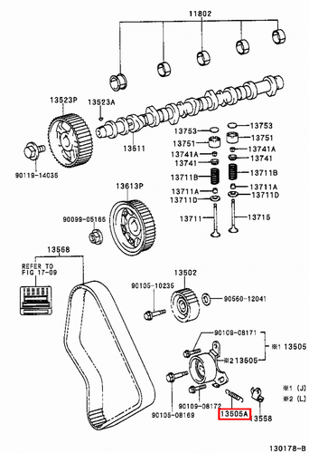 Genuine Hilux LN170 LN167 LN166 3L 5L 2L Timing Belt Idler Tensioner Spring - Picture 14 of 20