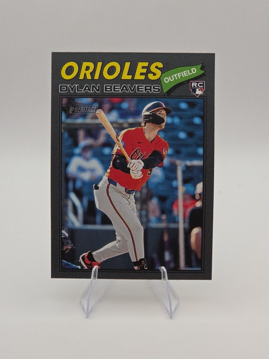 2026 Topps Heritage Dark Gray Border #48 Dylan Beavers (RC) | eBay 世界5枚限定 Topps 2026 Dylan Beavers 5シリ 鯉パラ