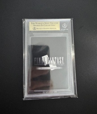 Final Fantasy TCG FFTCG SEPHIROTH FULL ART Foil PR-082/10-034H BGS 