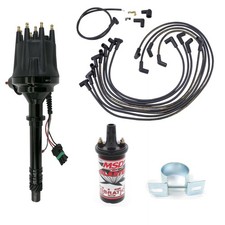Ready To Run Pro Billet Distributor W Coil And Wires Sbc Black Ready To Run Pro Billet Distributor W Coil And Wires Sbc Black