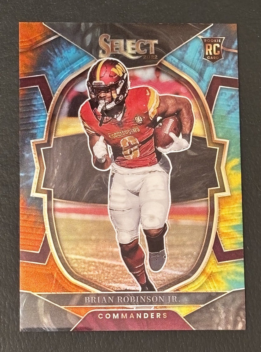 2022 Select Concourse Rookie Brian Robinson Jr. Tie-Dye SP 22/25 #78 Ohio State