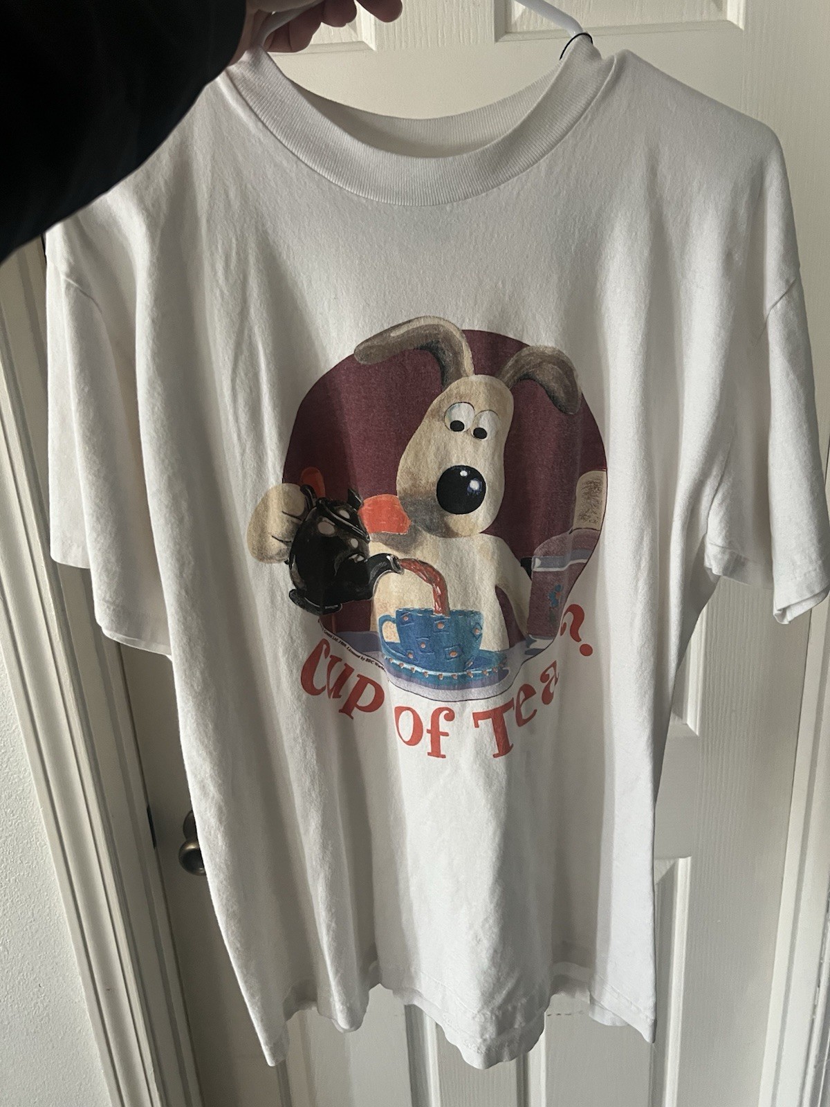 Vintage Wallace & Gromit Shirt Single Stitch Size Large Rare