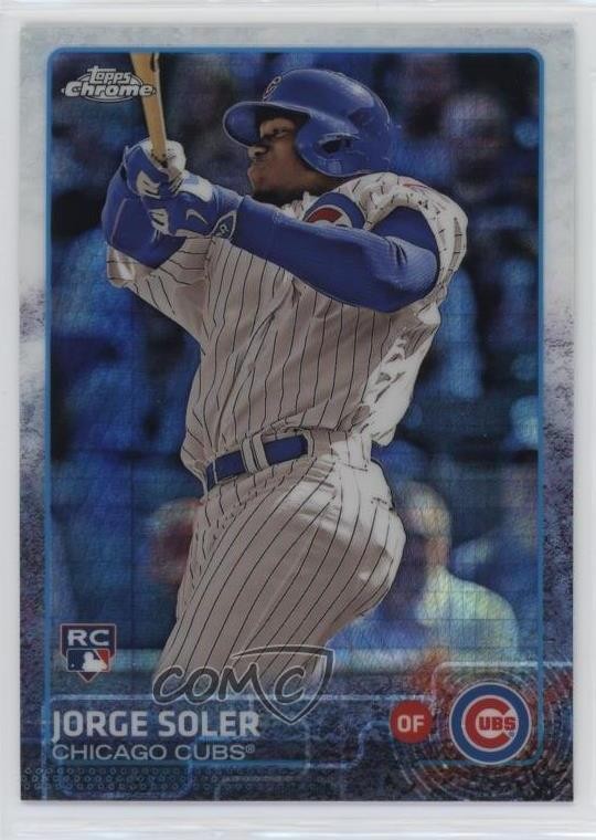 2015 Topps Chrome Prism Refractor Jorge Soler #154 18kx