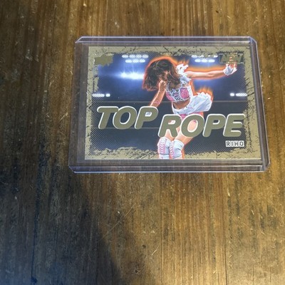 2021 First Edition Upper Deck AEW Riho Gold Top Rope #TR-4