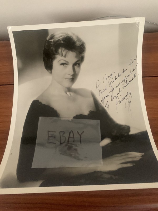 SIGNED Sexy Singer Jo Stafford 8x10 Photo 1960s You Belong To Me
