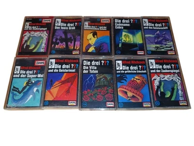 10x MC Hörspiel Kassette Die drei ??? Fragezeichen Set Konvolut - Bild 1 von 2