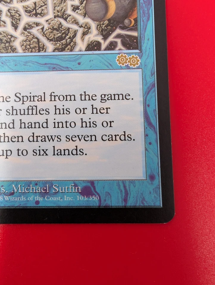 Time Spiral Urza’s Saga 1998 MTG LP Michael Sutfin Reserved List - Image 2 of 4