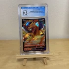 Charizard V Holo Japanese JPN VMAX Starter Set 001/021 Old Blue Label CGC 9.5