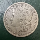 1890 O Morgan Silver Dollar