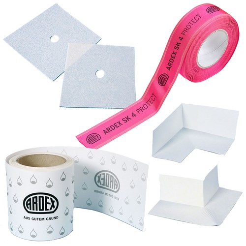 ARDEX Abdichtungsset Innenecke Außenecke Dichtmanschette Dichtband Schnittschutz - Bild 1 von 9
