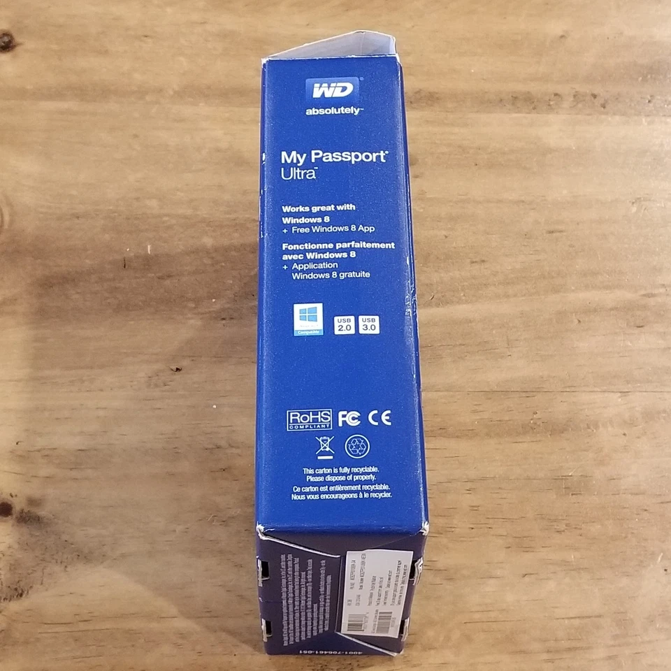 My Passport Ultra 1 TB External USB Storage Hard Drive Backup WD Western Digital - Image 2 of 4