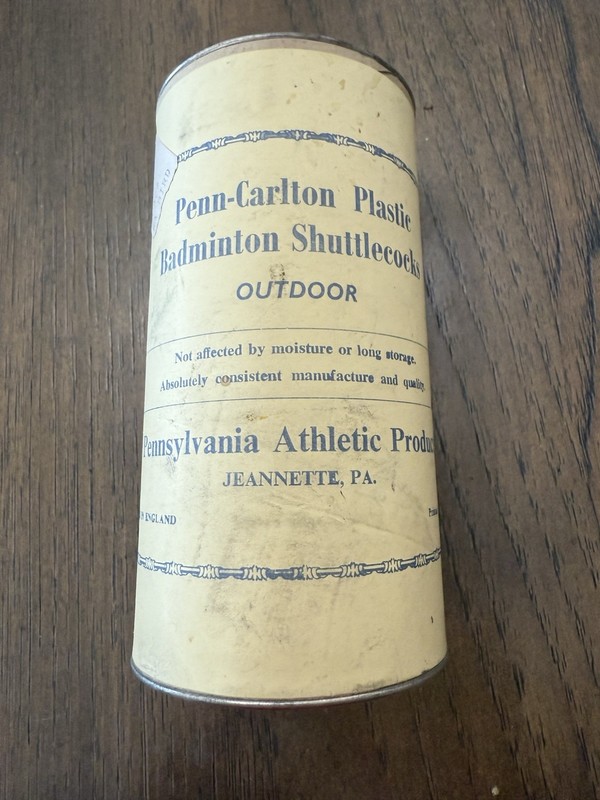 Vintage Penn Carlton Badminton Shuttlecocks Antique Very Old 1950's?