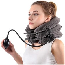 Adjustable Neck Traction Pillow - Lightweight  Portable