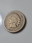 1860 P Indian Head Cent Copper/Nickel USA Coin Guaranteed  Authentic . Pointed