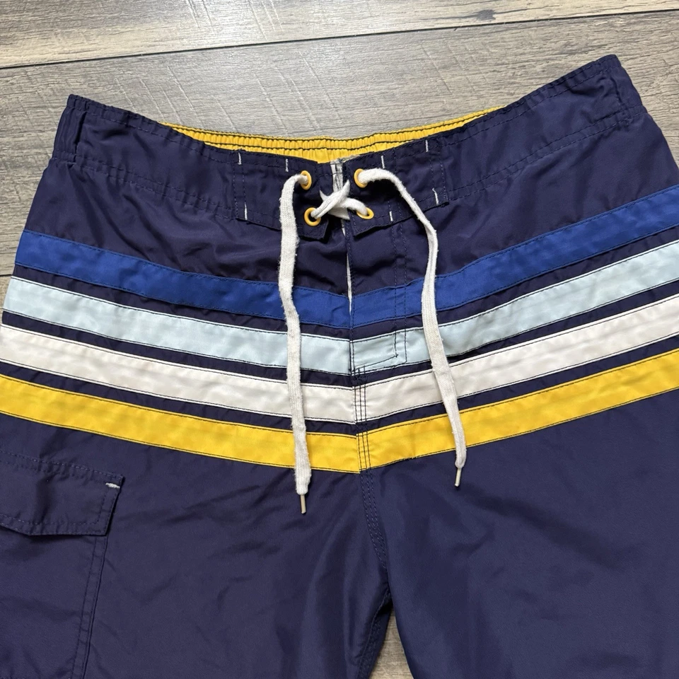 VTG Corona Beer Swim Trunks Script Spellout Lined Board Shorts Beach Mens Small - Image 3 of 4